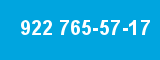 922 765-57-17 922 765-57-17